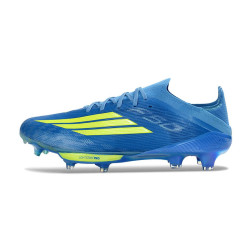 adidas F50+ FG Firm Ground Fußballschuhe Blau Gelb