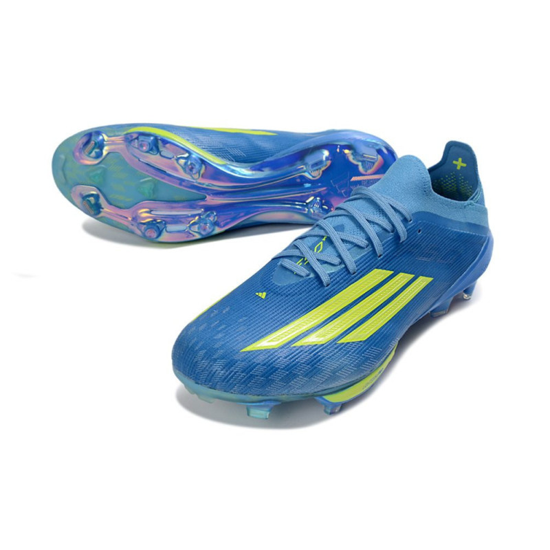 adidas F50+ FG Firm Ground Fußballschuhe Blau Gelb
