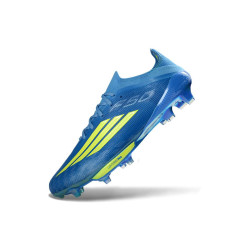 adidas F50+ FG Firm Ground Fußballschuhe Blau Gelb