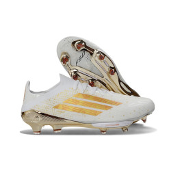 Fußballschuhe adidas F50+ FG Weiß Golden