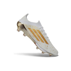 Fußballschuhe adidas F50+ FG Weiß Golden