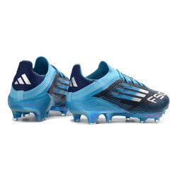 adidas F50+ FG Firm Ground Fußballschuhe Schwarz Blau