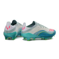 adidas F50+ FG Firm Ground Fußballschuhe Messi Aurora Radiante Weiß