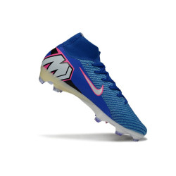 Nike Air Zoom Mercurial Superfly X Elite FG Blau Weiß