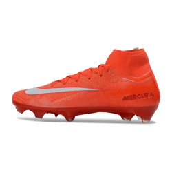 Nike Air Zoom Mercurial Superfly X Elite FG Rot Weiß