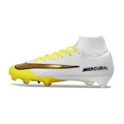 Fußballschuhe Nike Air Zoom Mercurial Superfly X Elite Fg Weiß Gelb