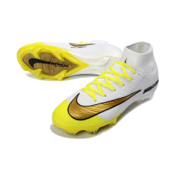 Fußballschuhe Nike Air Zoom Mercurial Superfly X Elite Fg Weiß Gelb