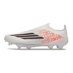 adidas F50+ Elite Laceless FG Fußballschuhe x Lamie Yamal Weiß Schwarz Rot