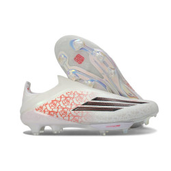 adidas F50+ Elite Laceless FG Fußballschuhe x Lamie Yamal Weiß Schwarz Rot