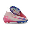 Nike Air Zoom Mercurial Superfly X Elite FG Rosa Blau