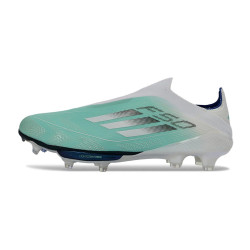 adidas F50+ Elite Schnürungslos FG Schuhe GrÜN Weiß Silbern