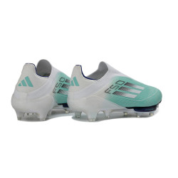 adidas F50+ Elite Schnürungslos FG Schuhe GrÜN Weiß Silbern