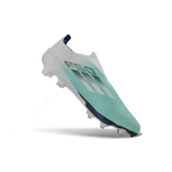 adidas F50+ Elite Schnürungslos FG Schuhe GrÜN Weiß Silbern