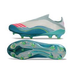 adidas F50+ Elite Laceless FG Fußballschuhe Messi Aurora Radiante Weiß