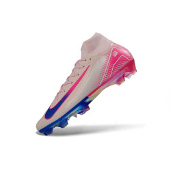 Nike Air Zoom Mercurial Superfly X Elite FG Rosa Blau