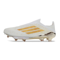 adidas F50+ Elite LL FG Fußballschuhe Weiß Golden