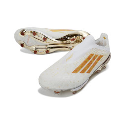 adidas F50+ Elite LL FG Fußballschuhe Weiß Golden