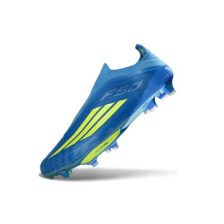 adidas F50+ Elite Laceless FG Fußballschuhe  X MESSI Blau Gelb