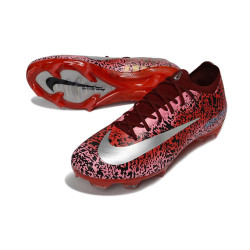 Nike Zoom Mercurial Vapor XVI Elite FG Schuh Rot Schwarz Silbern