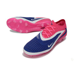 Fußballschuhe Herren Nike PHANTOM 6 LOW FG Rosa Blau