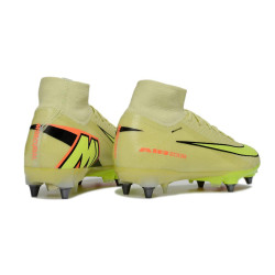 Fußballschuhe Nike Air Zoom Mercurial Superfly 10 Elite SG-Pro Limelight Volt Rot