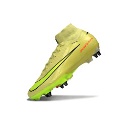 Fußballschuhe Nike Air Zoom Mercurial Superfly 10 Elite SG-Pro Limelight Volt Rot
