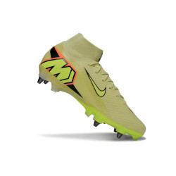 Fußballschuhe Nike Air Zoom Mercurial Superfly 10 Elite SG-Pro Limelight Volt Rot