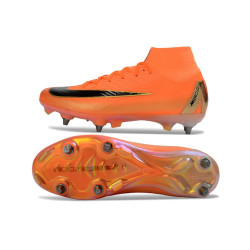 Fußballschuhe Nike Air Zoom Mercurial Superfly 10 Elite SG-Pro Orange Schwarz