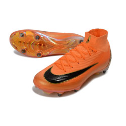Fußballschuhe Nike Air Zoom Mercurial Superfly 10 Elite SG-Pro Orange Schwarz