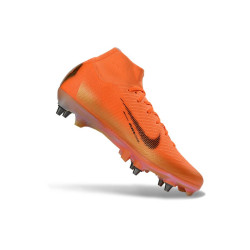 Fußballschuhe Nike Air Zoom Mercurial Superfly 10 Elite SG-Pro Orange Schwarz