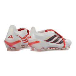 Fußballschuh adidas Predator Elite Tongue FG Weiß Rot Schwarz