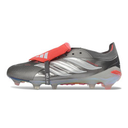 adidas Predator Elite FT 26 FG Fußballschuh Eisen Metallic Weiß Lucid Rot
