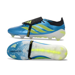 Fußballschuh adidas Predator Elite Tongue FG Blau Gelb