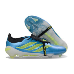 Fußballschuh adidas Predator Elite Tongue FG Blau Gelb