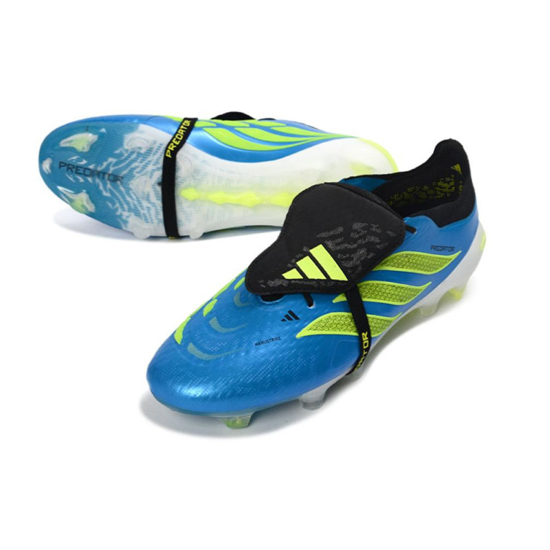 Fußballschuh adidas Predator Elite Tongue FG Blau Gelb