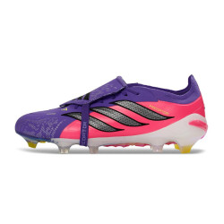 adidas Predator Elite Fold Over Tongue FG Lila Rosa Schwarz