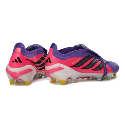adidas Predator Elite Fold Over Tongue FG Lila Rosa Schwarz