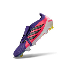 adidas Predator Elite Fold Over Tongue FG Lila Rosa Schwarz