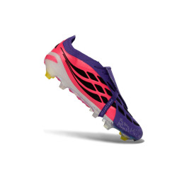 adidas Predator Elite Fold Over Tongue FG Lila Rosa Schwarz