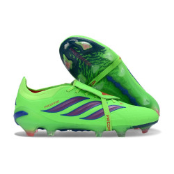Fußballschuh adidas Predator Elite Tongue FG GrÜN Lila